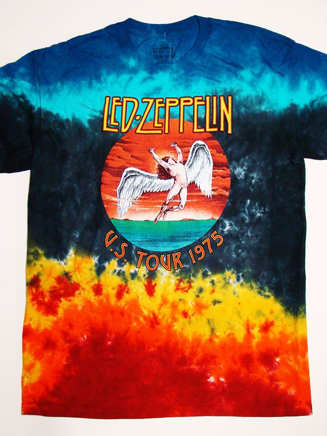 Led Zeppelin tie dyed t-shirt album art print